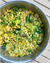 Sautéed Corn and Brussels Sprouts Succotash